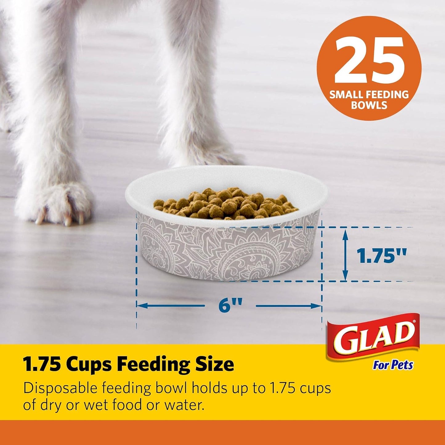 Glad for Pets Disposable Dog Food Bowls – Leak-Proof, Eco-Friendly & Perfect for Travel 🐶🌎.