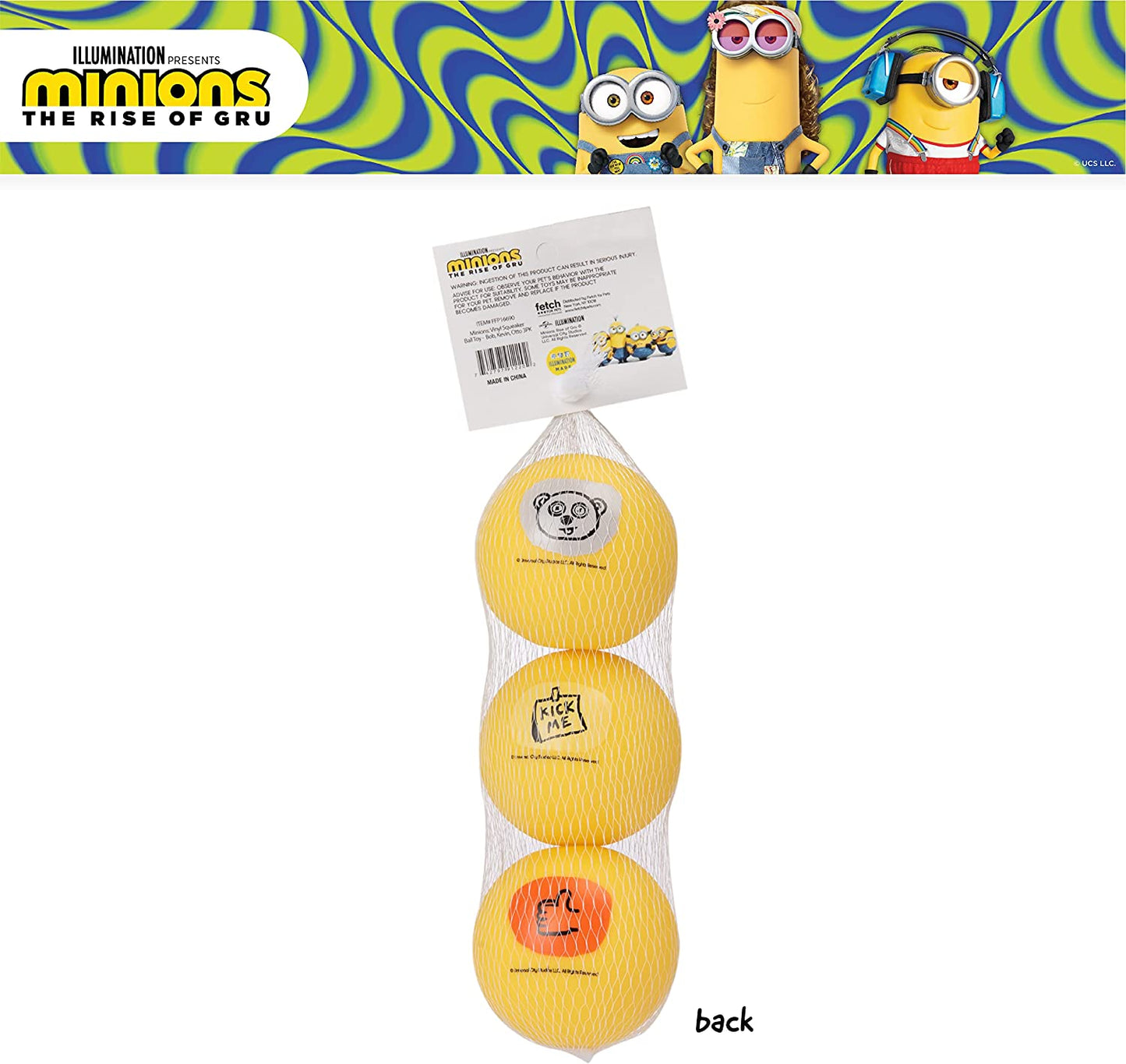 Minions Squeaky Dog Toys – Officially Licensed Despicable Me Dog Ball Toys for Endless Fun! 🐶🎾.