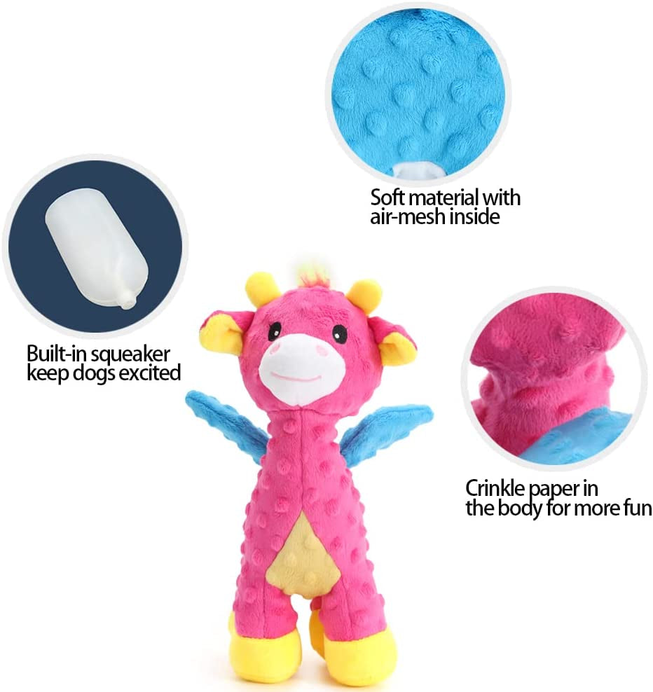 Sutex Plush Squeaky Dog Toy – Durable, Soft & Interactive Chew Toy for Small & Medium Dogs 🐶🦌.