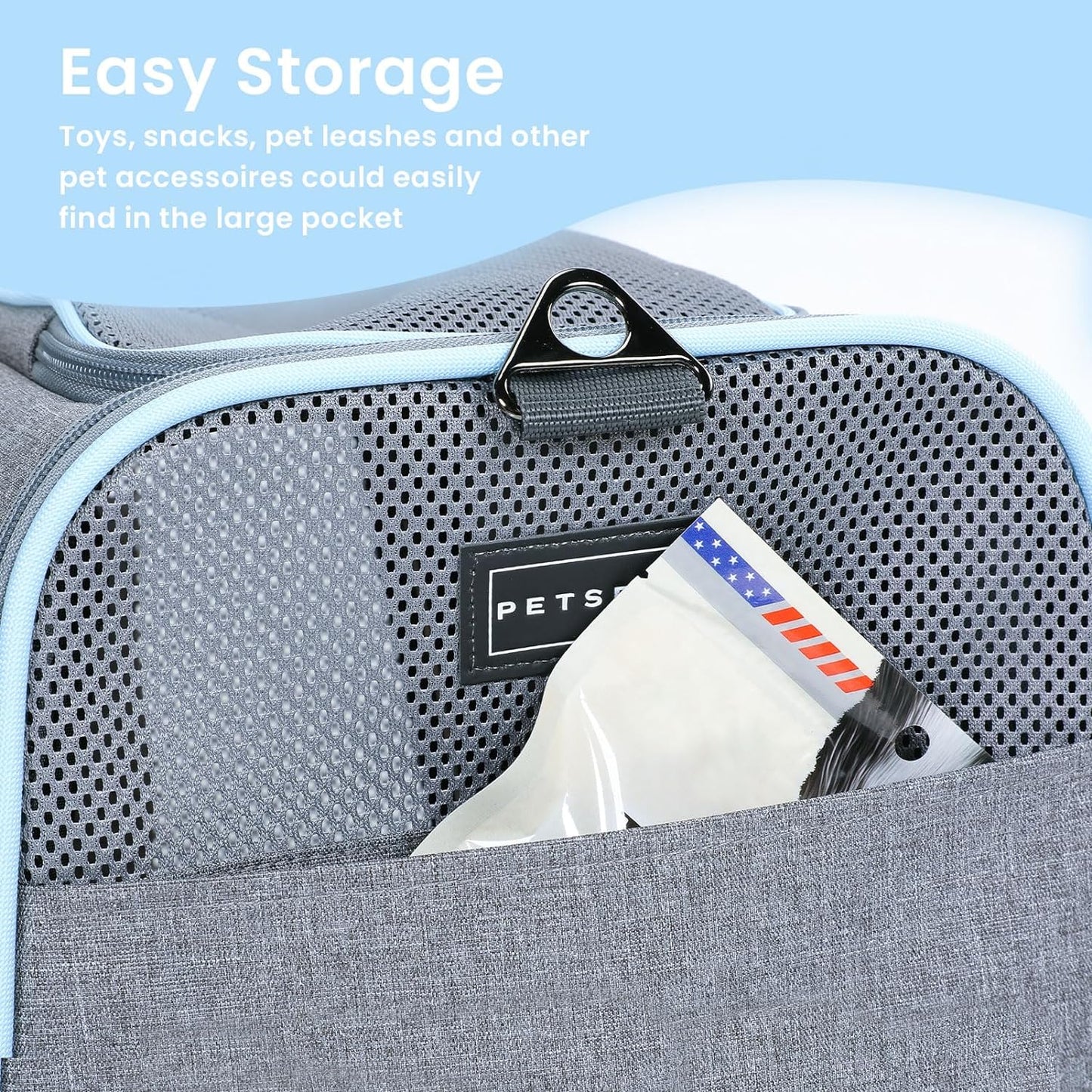 Expandable Soft-Sided Pet Carrier – Airline-Approved, Durable & Comfortable for Travel 🐾✈️.