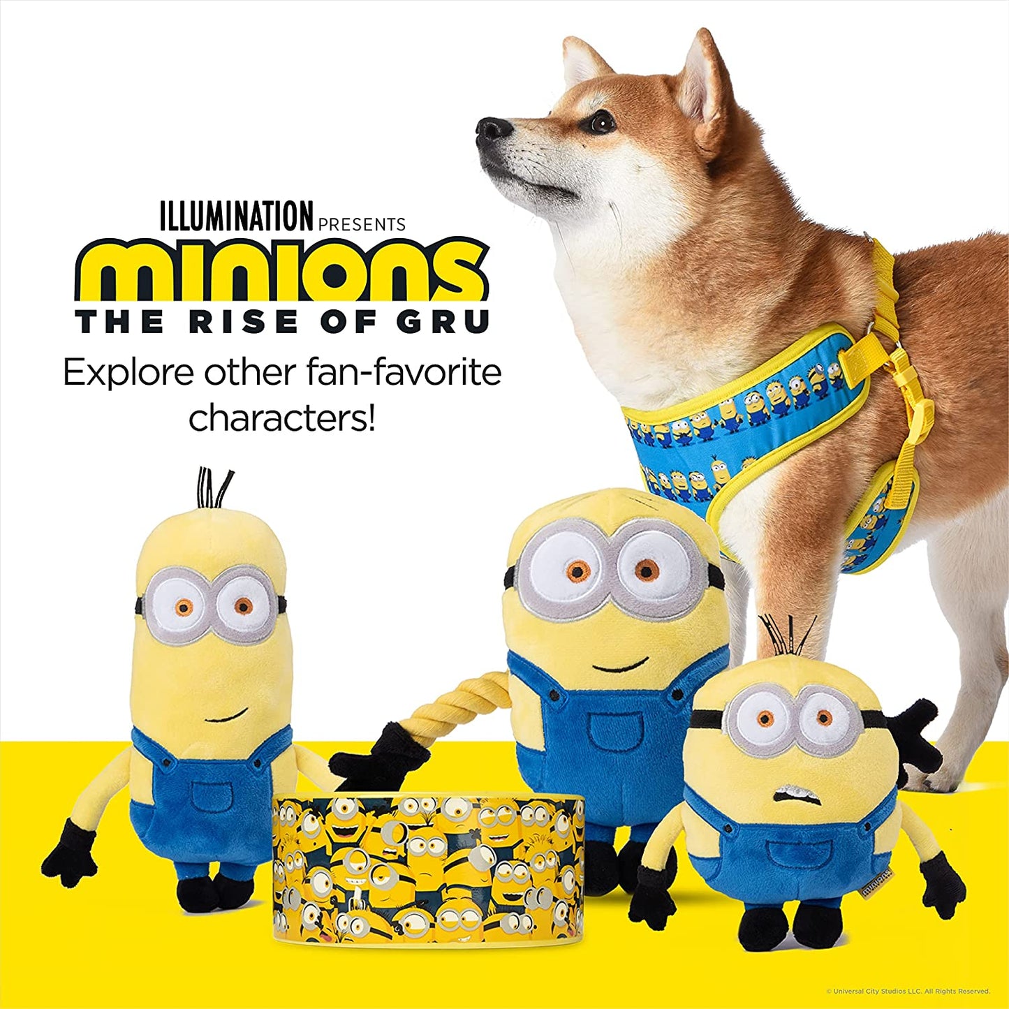 Minions Squeaky Dog Toys – Officially Licensed Despicable Me Dog Ball Toys for Endless Fun! 🐶🎾.