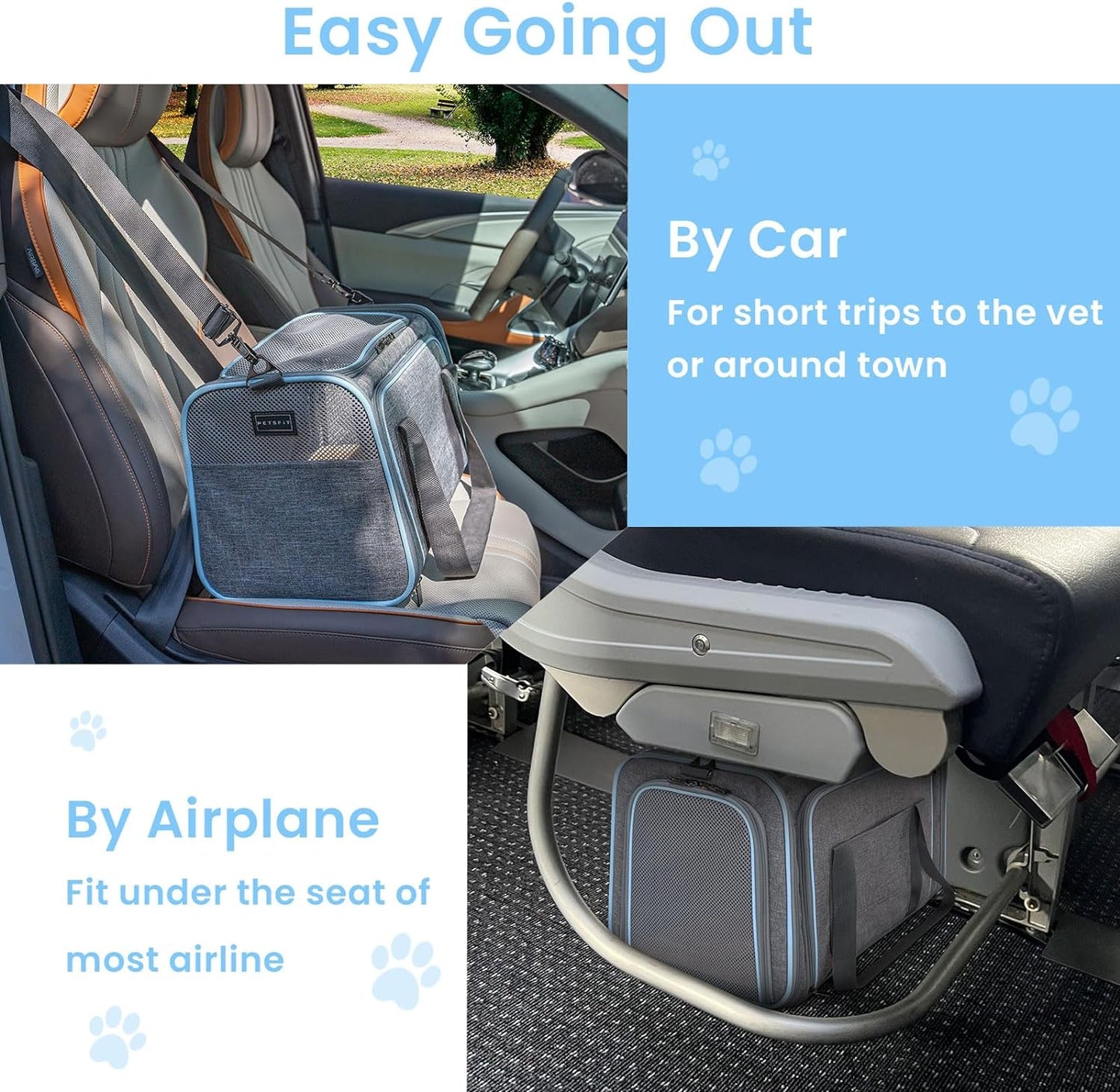 Expandable Soft-Sided Pet Carrier – Airline-Approved, Durable & Comfortable for Travel 🐾✈️.