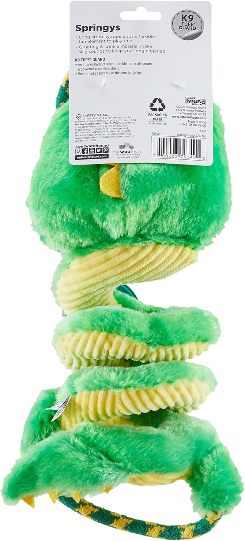 Charming Pet Springys Plush Tug Toy – Stretchy, Durable & Engaging Tug-of-War Fun! 🐶🎾.