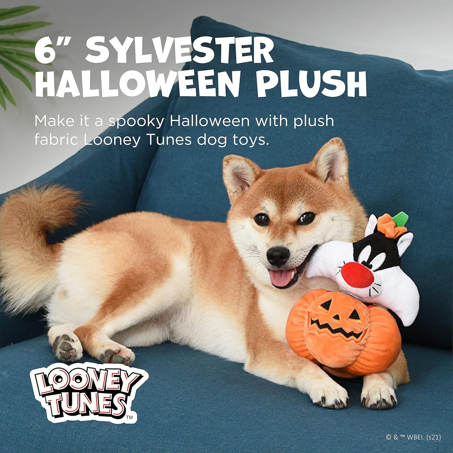 Looney Tunes Halloween Plush Dog Toys – Officially Licensed, Squeaky & Perfect for Small Dogs! 🎃🐶.