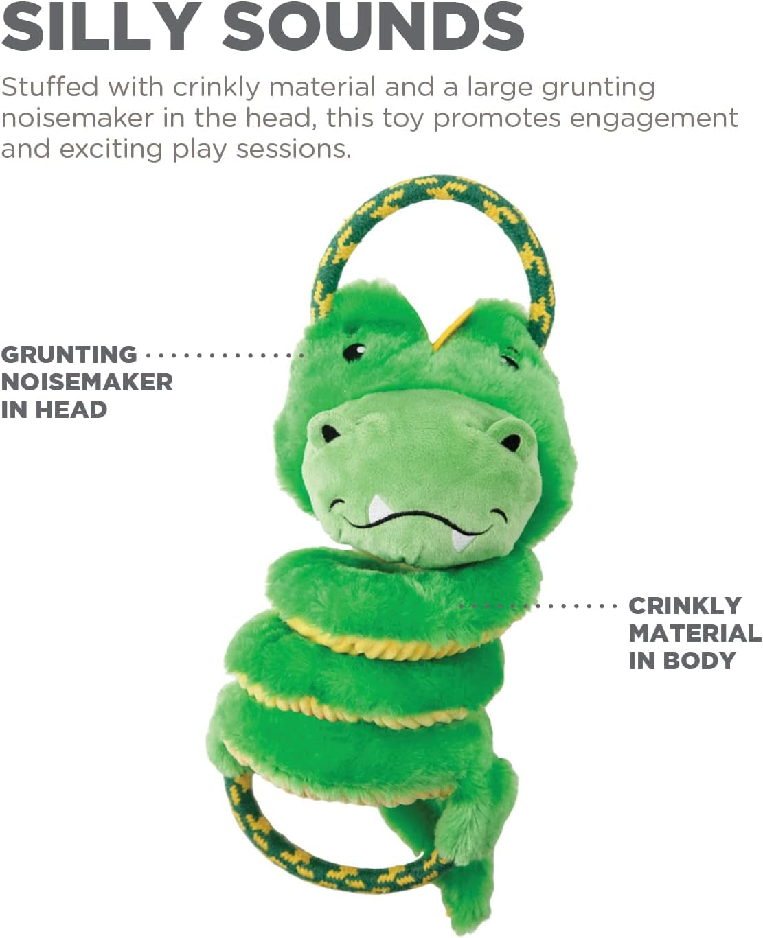 Charming Pet Springys Plush Tug Toy – Stretchy, Durable & Engaging Tug-of-War Fun! 🐶🎾.