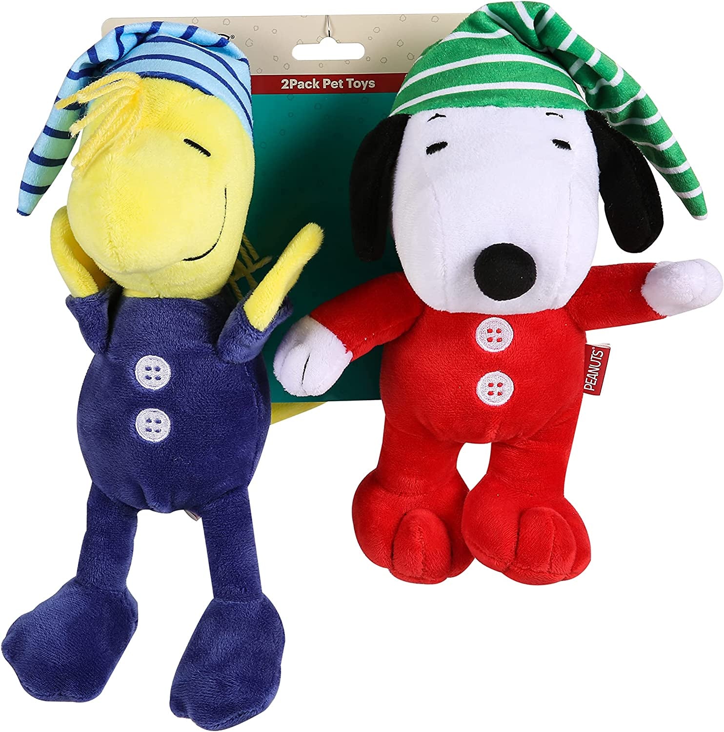 Peanuts Snoopy & Woodstock Plush Dog Toys – Officially Licensed, Soft & Squeaky Fun! 🐶🎾.