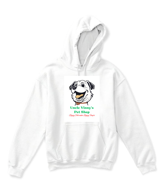 Uncle Vinny’s Pet Shop Kids Hoodie – "Happy Pets Make Happy People" | Cozy, Durable & Perfect for Young Animal Lovers 🐶🐾.